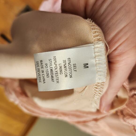 BAEVELY Blush Pink Lace Maxi Dress, Size Medium - Picture 15 of 16